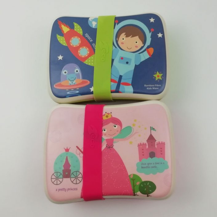 FDA Biodegradable Bamboo Fiber Lunch Box For Kids