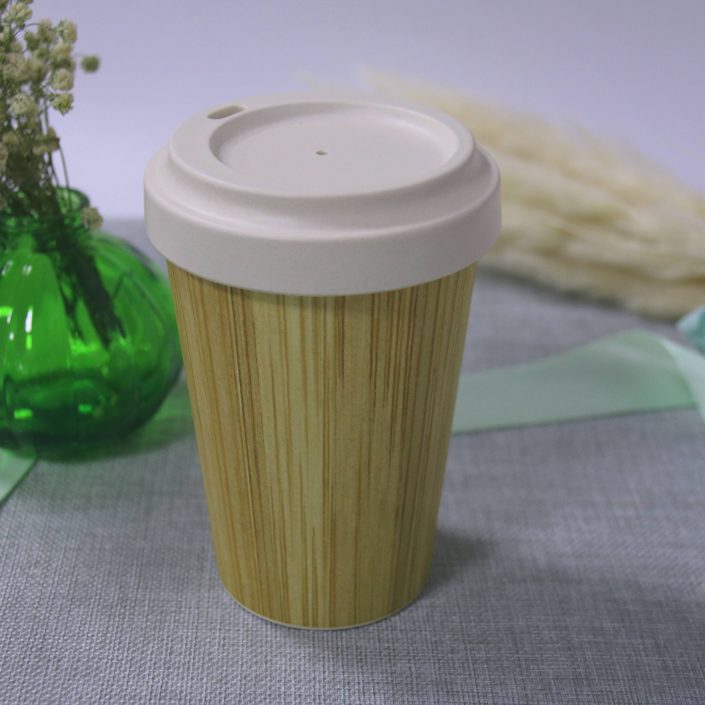 JCBF Food Grade Reusable Bamboo Fiber Take Away Coffee Cups
