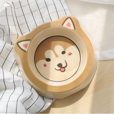 JCBF New Design Biodegradable Eco-Friendly Bamboo Fiber Lovely Pets Bowl