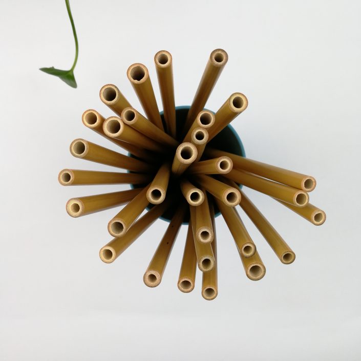 Organic Natural Reusable Biodegradable Bamboo Drinking Straws