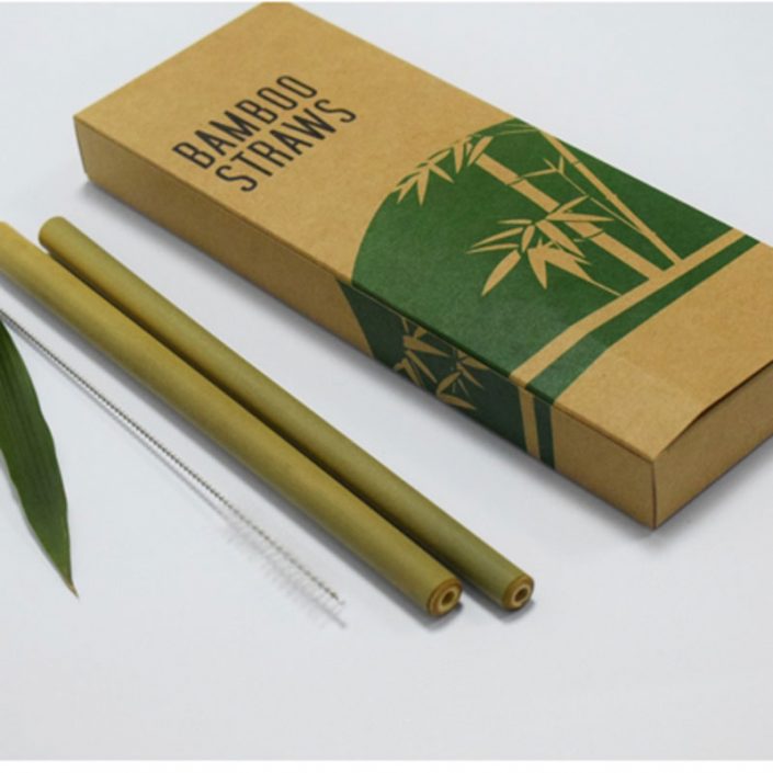 Safe Biodegradable Handmade Bamboo Straws