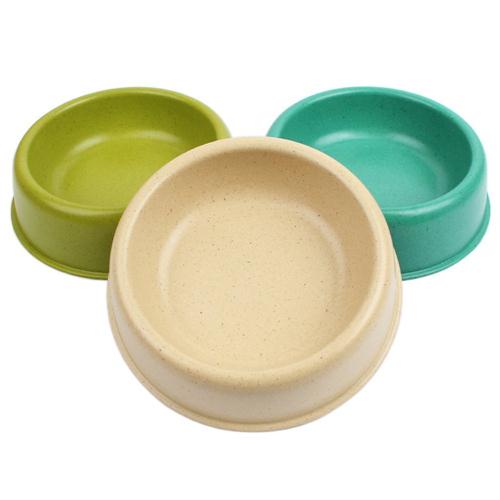 Safety Bamboo Fiber Pet Bowl Food Pot